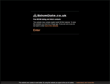 Tablet Screenshot of bdsmdate.co.uk